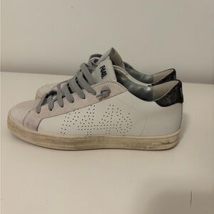 PA48 Women’s White Leather Sneakers
